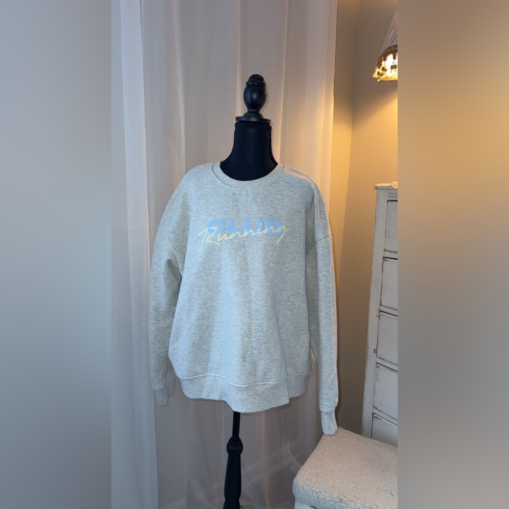 Light Gray Women's Wilo Crew Neck Sweater